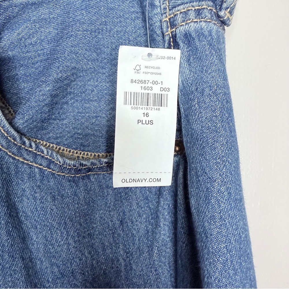 Old Navy Printed Super Baggy Barrel Leg Jeans - Picture 9 of 10